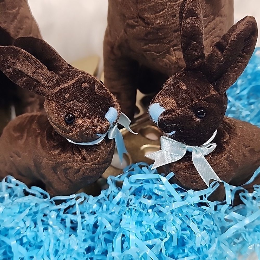 Plush Bunny Family